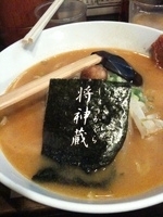 「にんにくとんこつみそ/並」@らーめん将神蔵の写真