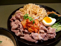 「キムシャブ冷やしつけ麺」@懐旨新味 かつの花の写真