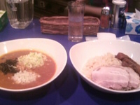 「濃厚カレーつけ麺+ライス小 890円」@Stomyの写真