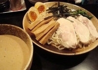 「胡麻冷つけ麺+辛ねぎ」@麺や三笑 はじめの写真