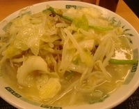 「野菜たっぷりタンメン」@日高屋 亀有南口店の写真