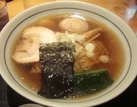 「中華そば+づけ玉子」@味処 むさし野の写真