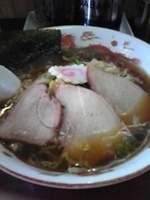 「支那そば（魚介） 680円大盛（160円）」@白河中華そばの写真