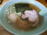 「煮玉子らーめん」@手押し餃子 手もみラーメン 平塚の写真