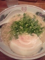 「長浜ラーメン+おでん」@中州屋台長浜ラーメン 初代 健太の写真