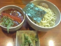 「つけそば（大盛）+メンマ+味玉+辛化+ニンニク」@麺匠 ヒムロクの写真