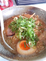 「麺達ラーメン弐+チャーシュー丼セット（800円）」@麺達の写真