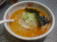 「海老そば（味噌・大盛）」@らーめん縁やの写真