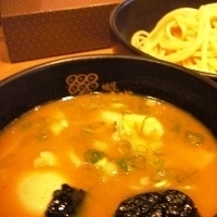 「特製もりそば中盛740円+味玉（クーポン）」@麺屋 六文銭の写真