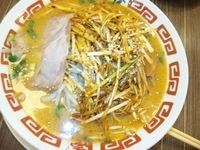 「辛ねぎ味噌ラーメン（中辛）788円+半ライス105円+餃子（無料」@ラーメン屋 壱番亭 NEO二の宮公園店の写真