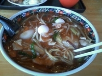 「とろみ紅一点麺」@ラーメン本舗 紅一点の写真