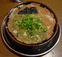 「Wスープラーメン」@無鉄砲 大阪店の写真