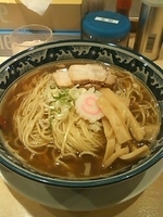 「魚介中華そば（大盛）」@つけ麺 翼の写真