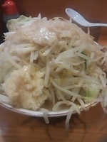 「小ラーメン（ヤサイマシマシ・ニンニク・アブラ）」@ラーメン二郎 八王子野猿街道店2の写真