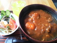 「大シベリア「ジュース・サラダ付き」(950円)」@世界のらーめん 貴陽の写真