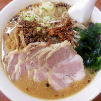 「味噌チャーシューメン¥850 炒め野菜¥150」@らーめん飛鳥の写真