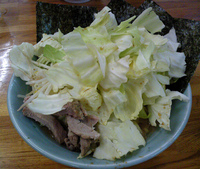 「キャベチャー（中もり）」@浜っ子ラーメンの写真