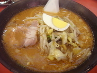「味噌ラーメン半炒飯1000円」@つけ麺大王 東新小岩店の写真