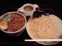 「赤ひげ辛味噌つけ麺￥950 大盛り￥100」@麺や紅丸 本店の写真