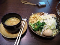 「特製つけめん全部のせ（とんこつ）1180円」@麺屋 空海 ヴィーナスフォート店の写真