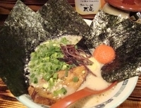 「らぁめん+海苔+明太子」@成竜 平和橋通り店の写真