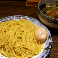 「味玉つけ麺 850円 中盛 300グラム（無料）」@麺屋 利休の写真