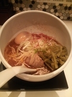 「海老そば+味玉」@二代目 けいすけ 海老そば外伝の写真