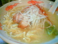 「鶏白湯らーめん（￥780）」@麺・酒処 ぶらりの写真