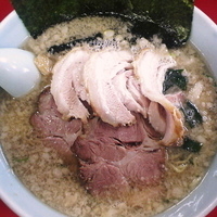 「チャーシューメン（麺カタメ・アブラ多め）¥730」@ラーメンショップ 卒島店の写真