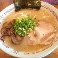 「らーめん（バリカタ） + 替え玉（バリカタ） ￥720」@博多長浜らーめん いっきの写真