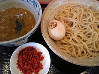 「辛つけ（中盛,300g）800円+味玉100円」@つけめん・らあめん 福は内の写真