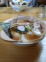 「手打ち中華そば+チャーシュー」@手打ち中華そば 白圡屋の写真