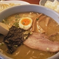 「旨塩らぁめん650円+ランチ限定餃子セット200円（半ライス付）」@らぁめん 太陽軒の写真