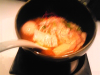 「伊勢海老ラーメン+味玉」@二代目 けいすけ 海老そば外伝の写真