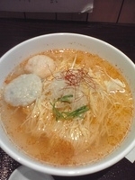 「あら炊き辛塩らあめん 850円 （大盛り）」@麺屋 海神の写真