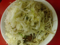 「小ラーメン ヤサイ ニンニク」@ラーメン二郎 桜台駅前店の写真