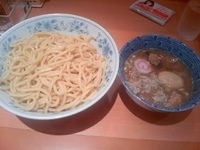 「味玉つけめん 大盛+豚ほぐし」@六厘舎の写真