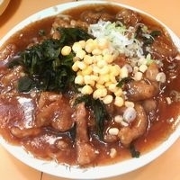 「焼肉冷し・辛口 ￥640」@中華 大進の写真