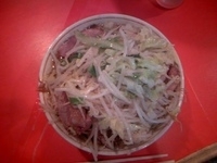 「小豚 ニンニク ヤサイ」@ラーメン二郎 府中店の写真