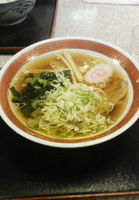 「朝ラーメン（本日は限定10食）390円」@麦の城の写真