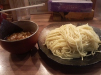 「辛味つけ麺（大盛）」@つけ麺屋 やすべえ 練馬店の写真