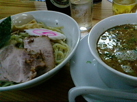 「濃厚極太つけ麺￥750+大盛り￥110+半熟煮玉子￥100」@麺処 ぼたん 栃木店の写真