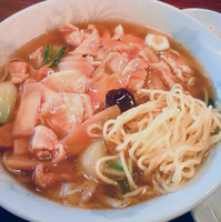 「五目そば+半チャーハンセット （700円）」@中華楼の写真