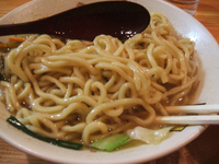 「濃菜麺・大盛り+ローストポーク丼」@濃菜麺 井の庄の写真