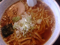 「煮干しら～めん 大盛 太麺」@らーめん 福たけ 桜木本店の写真