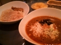 「濃厚カレーつけ麺 790円 + ターメリックライス （小）150」@Stomyの写真