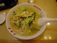 「タンメン+ギョーザ」@中華菜館 玉泉亭 ダイヤモンド店の写真