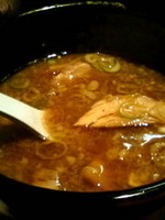 「醤油つけ麺 あつもり」@つけ麺 さとう 新橋店の写真