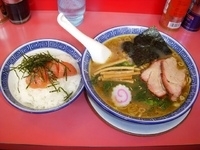 「ラーメン&明太子ごはん」@らーめんいっとく 竜ヶ崎店の写真