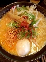 「味噌らーめん」@とりの助 新天地店の写真